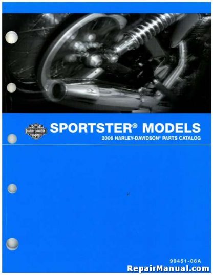 Official 2006 Harley Davidson XL Sportster Parts Manual