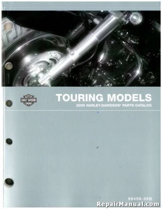 Official 2006 Harley-Davidson Touring Parts Manual