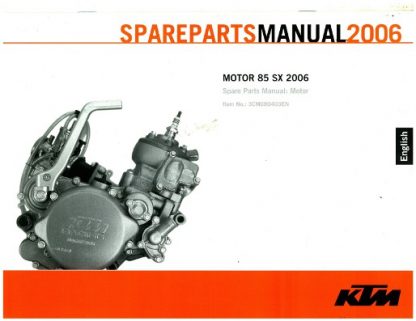 Official 2006 KTM 85 SX Engine Spare Parts Manual