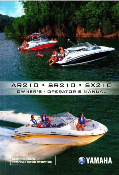 Official 2006 Yamaha AR210 FRT1100CE Factory Owners Manual