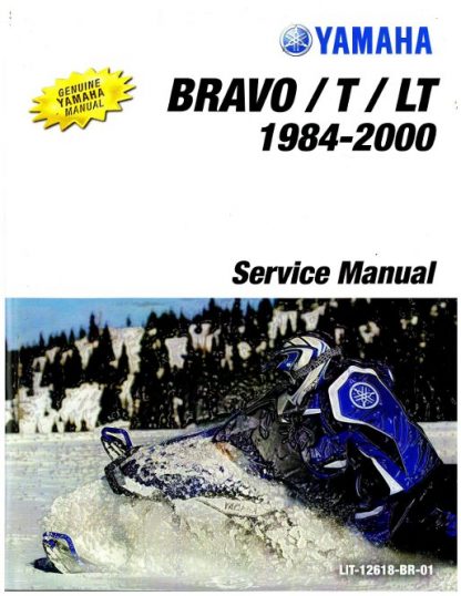 Official 1984-2000 2007-2009 And 2011 Yamaha Bravo BR250 Snowmobile Factory Service Manual