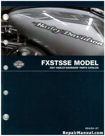 Official 2007 Harley Davidson FXSTSSE Parts Manual