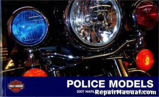 Official 2007 Harley Davidson Police Owners Manual