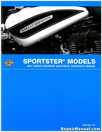 Official 2007 Harley Davidson Sportster Electrical Diagnostic Manual