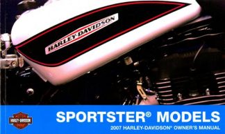 Official 2007 Harley Davidson Sportster Owners Manual