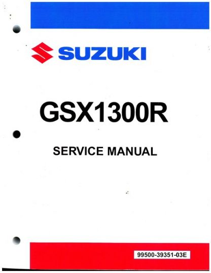 Official 2008-2011 Suzuki GSX1300R K8 K9 Hayabusa Factory Service Manual