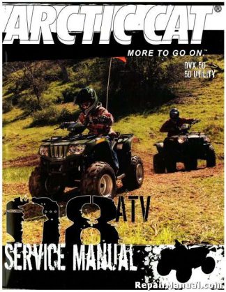 Official 2008 Arctic Cat 50 DVX 50 Utility ATV Factory Service Manual