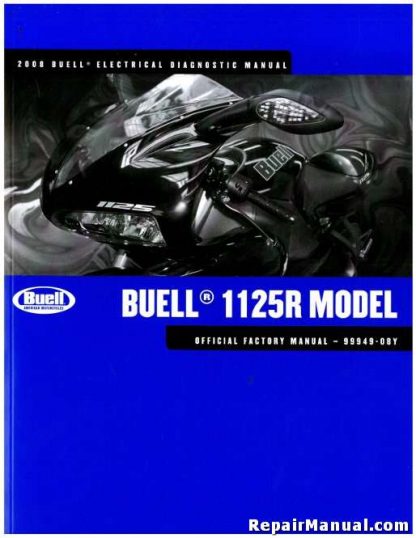 Official 2008 Buell 1125R Factory Electrical Diagnostics Manual
