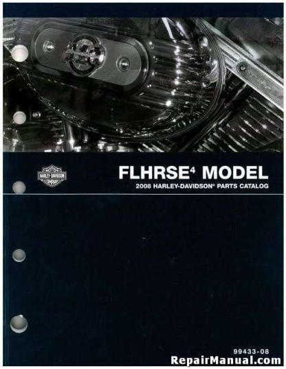 Official 2008 Harley Davidson FLHRSE4 Parts Manual