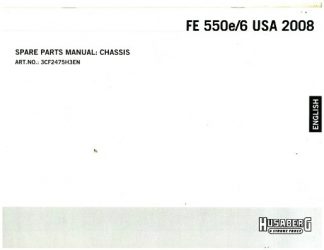 Official 2008 Husaberg FE550E/6 USA Chassis Parts Manual
