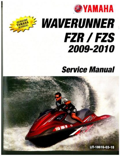 Official 2009-2012 Yamaha FZS FZR GX1800 WaveRunner Factory Service Manual