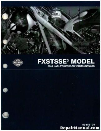 Official 2009 Harley Davidson FXSTSSE3 Parts Manual