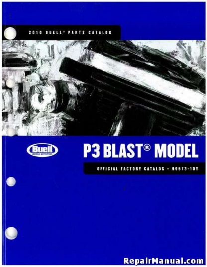 Official 2010 Buell P3 Blast Factory Parts Manual