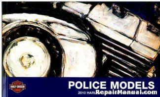 Official 2011 Harley-Davidson Police Motorcycle Owners Manual