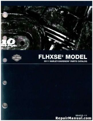 Official 2011 Harley Davidson FLHXSE2 Parts Manual