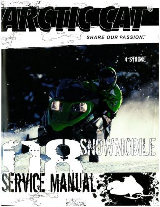 Official 2008 Arctic Cat 4 Strokes Snowmobile Service Repair Manual