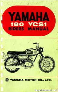 Yamaha 180 YCS1 Riders Manual