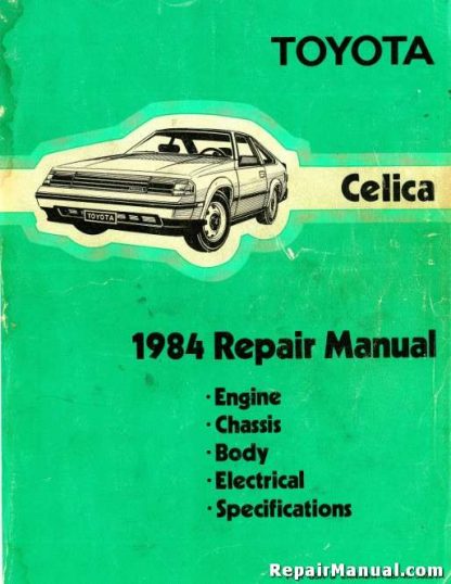 1984 Toyota Celica Factory Repair Service Manual