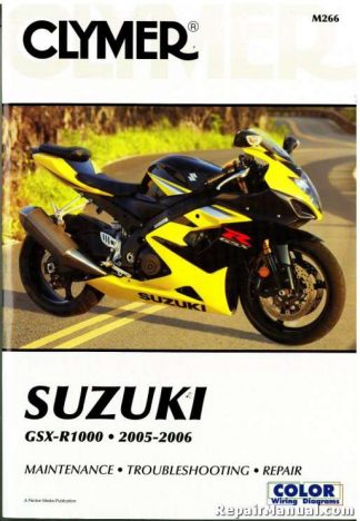 Suzuki GSX-R1000 Repair Manual 2005-2006 Clymer
