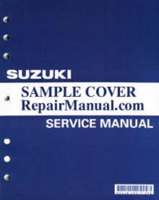 Used 1989 Suzuki RM125K Factory Owners Manual