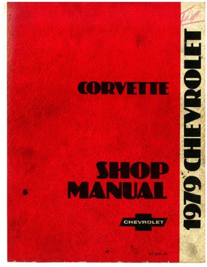 Used 1979 Chevrolet Corvette Shop Manual