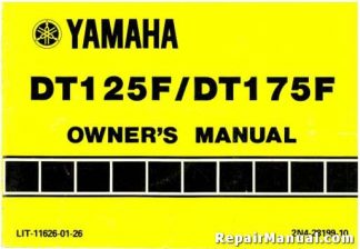 1979 Official Yamaha DT125F DT175F Owners Manual
