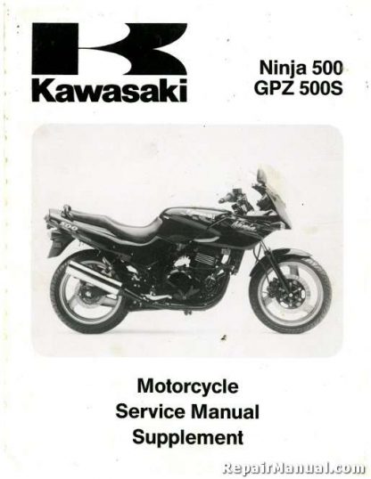 Used Official 1994 Kawasaki EX500 Factory Service Manual Supplement