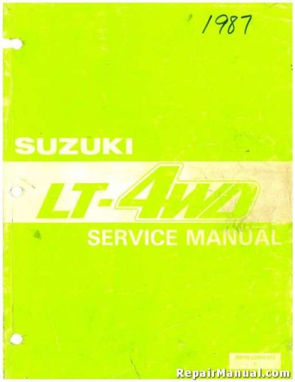 1987-1995 Suzuki LT-4WD Factory Service Manual