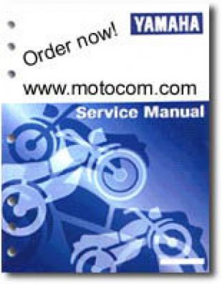 Official 1999 Yamaha WR400FL Motorcycle Factory Owners Service Manual